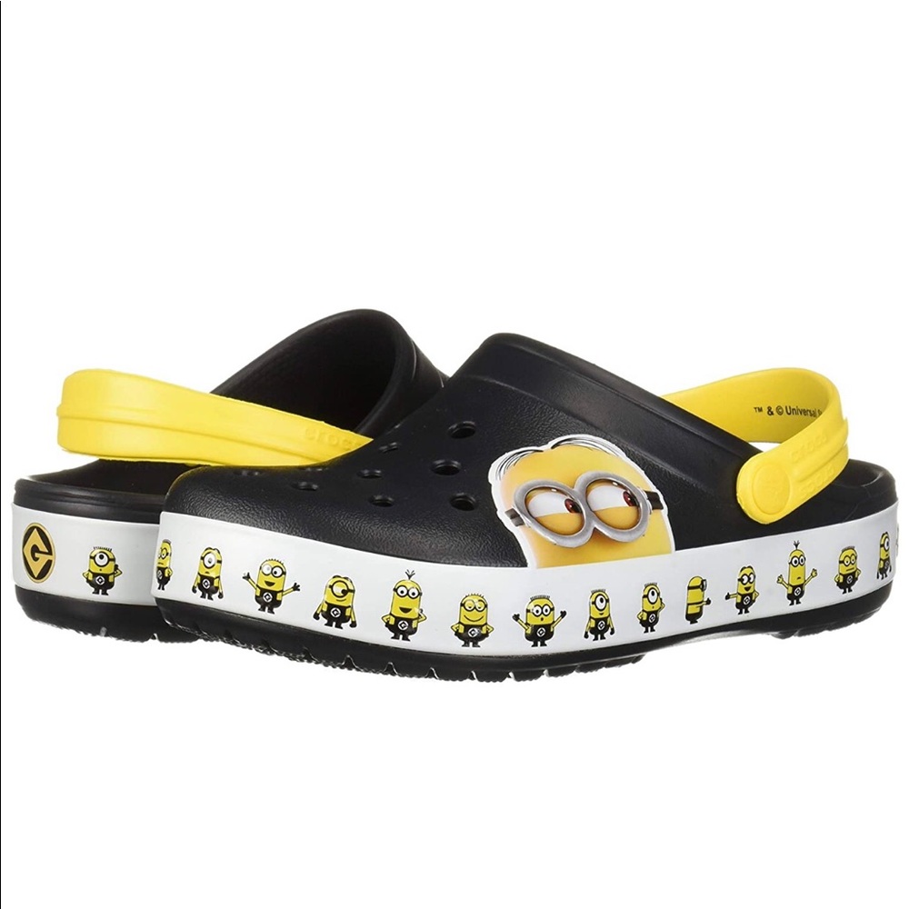 Minion Crocs for Men and Women Size M10/W12